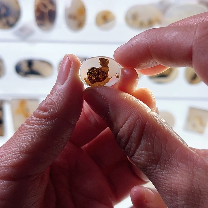 【闪购商品】玛瑙/玉髓珠宝半成品未镶嵌云*