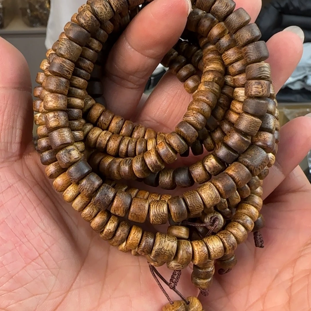 手串沉香多样性发1条算盘珠千里香高货10克双圈