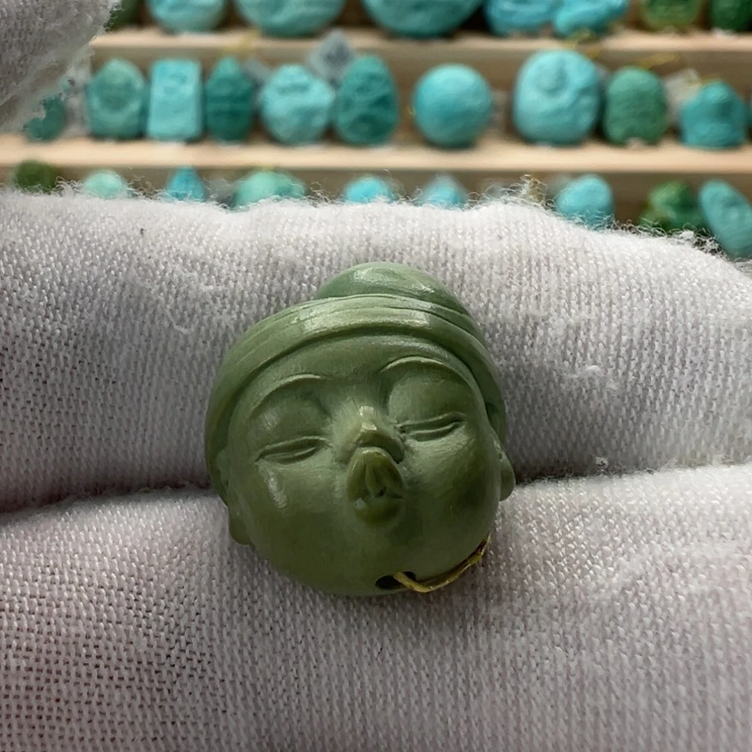 未镶嵌绿松石嘟嘟15.5mm