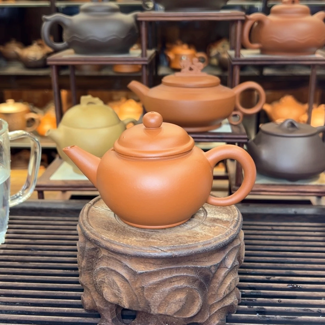 茶杯紫砂一厂 水平壶 口盖翘盖