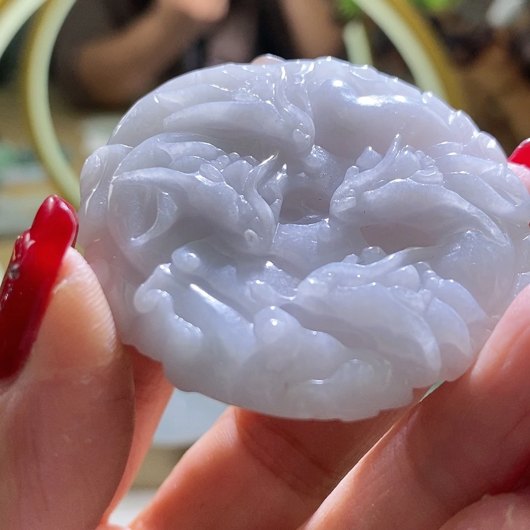【闪购商品】翡翠颈饰未镶嵌九龙