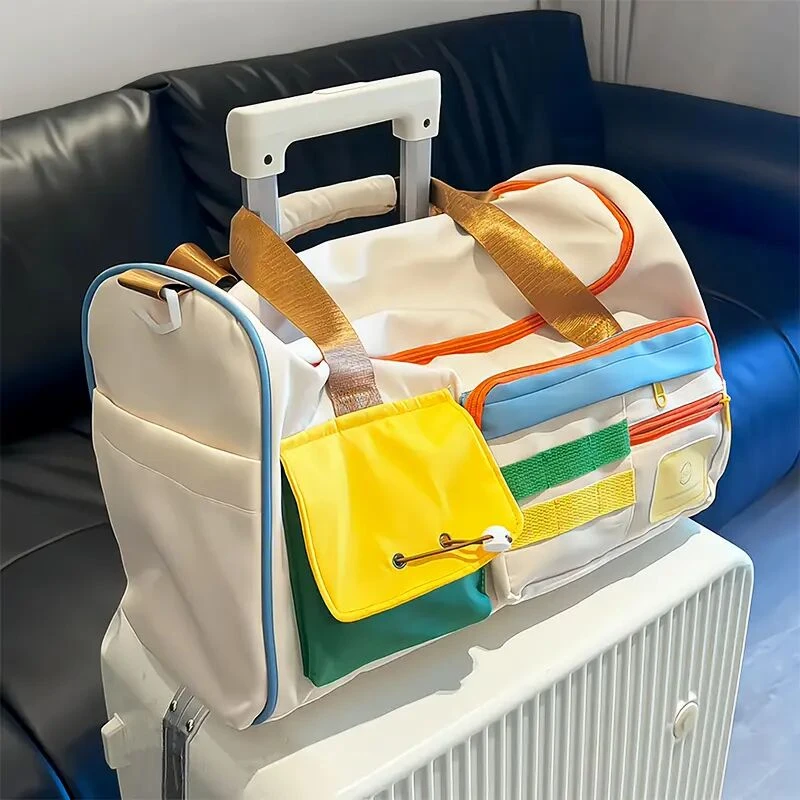 大容量短途旅行包可套拉杆箱手提包女收纳袋轻便行李袋