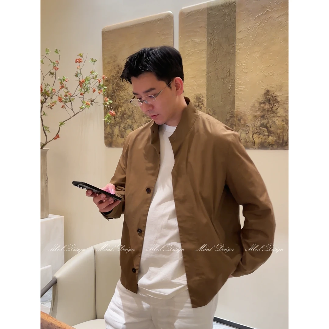 MBNL-F「罗德岛纪」南海云男装经典老钱户外雅趣棉制夹克LL-SWT0055