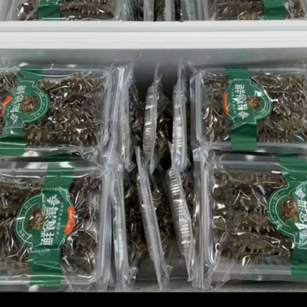 113(绝佳口感真空包装)鲜食海参「18只左右」一斤装