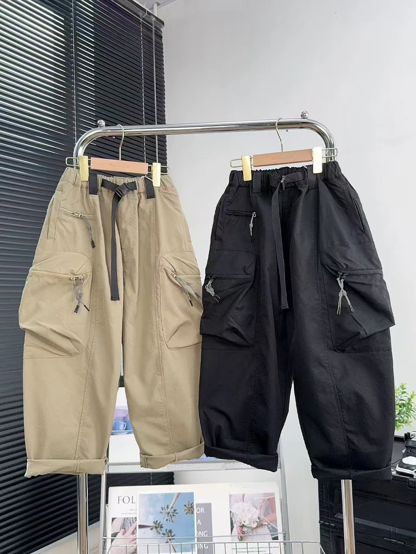 2025秋季新款青少年宽松休闲防水工装裤2025127