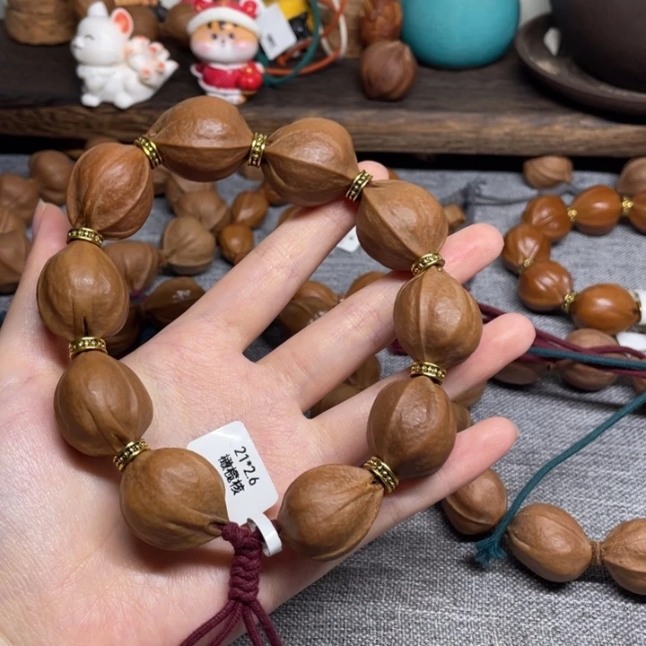 福***多橄榄核手串/手链梅林铁核2126