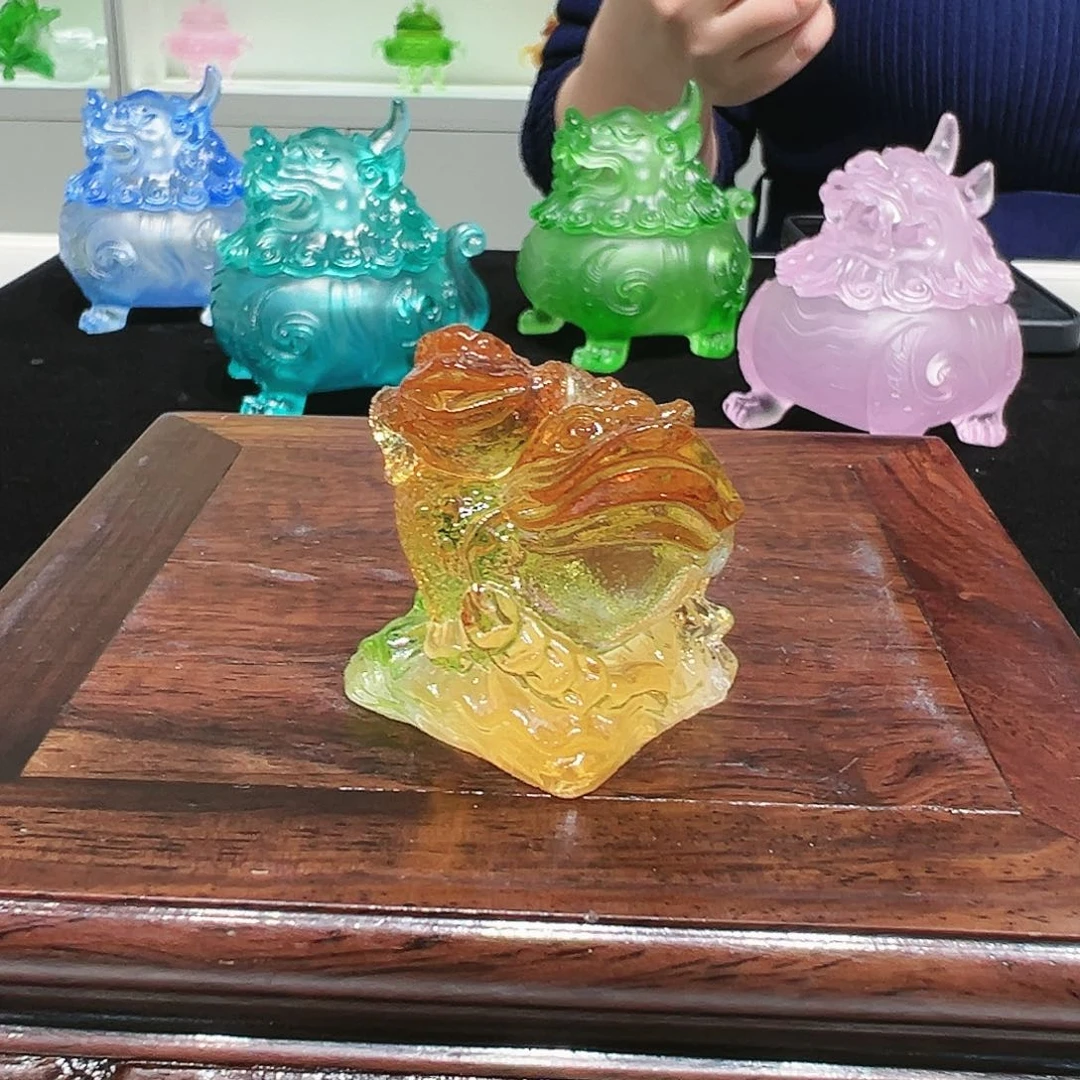 【闪购商品】手工艺品琉璃母子金蝉