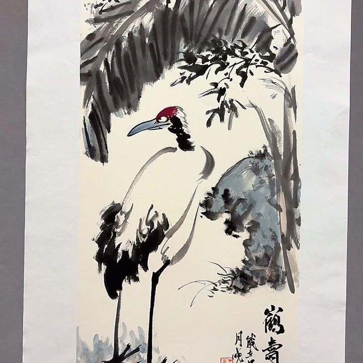 国画亲笔手绘放心去藏