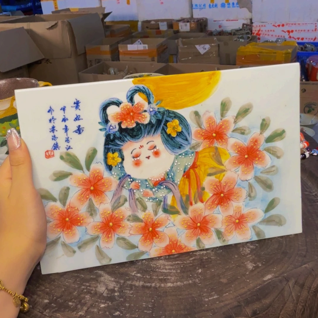 瓷片景德镇陶瓷手工手绘