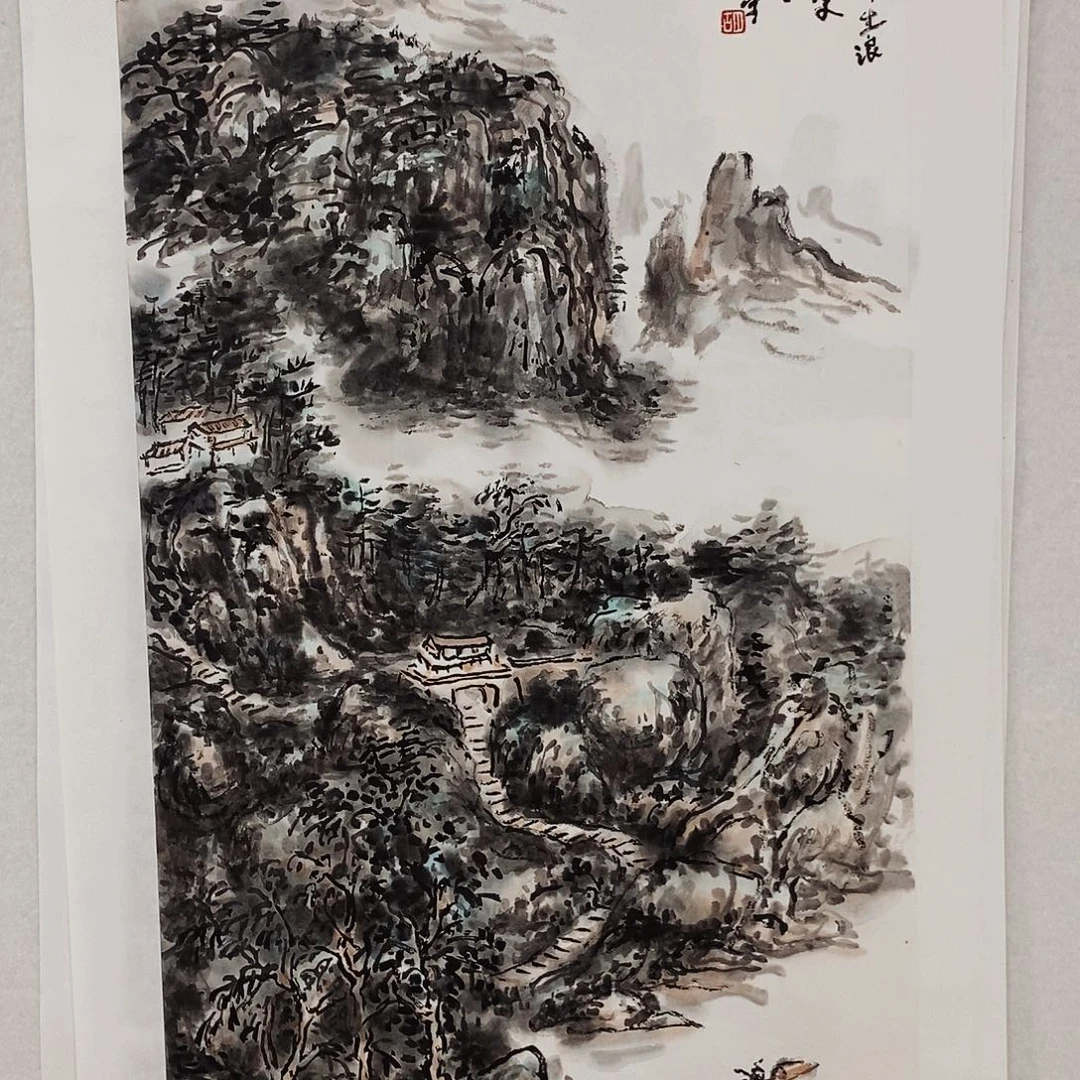 国画书画作品多次参加全国书画大展