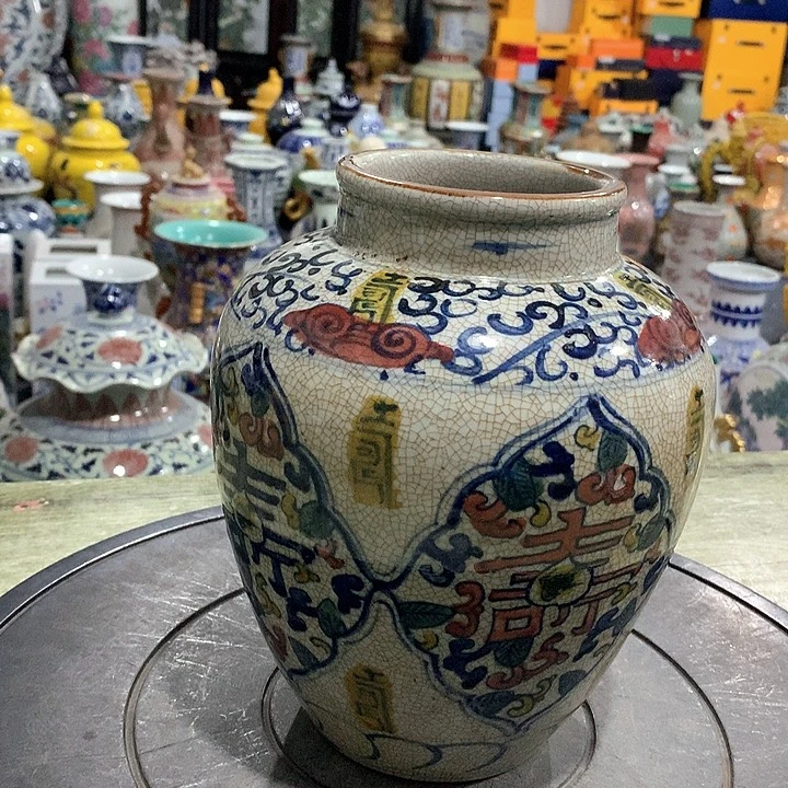 摆件博古架陶瓷摆件