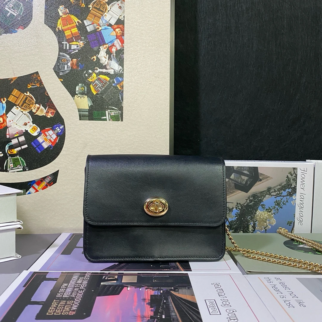 95新 COACH/蔻驰 21974斜挎包17*13