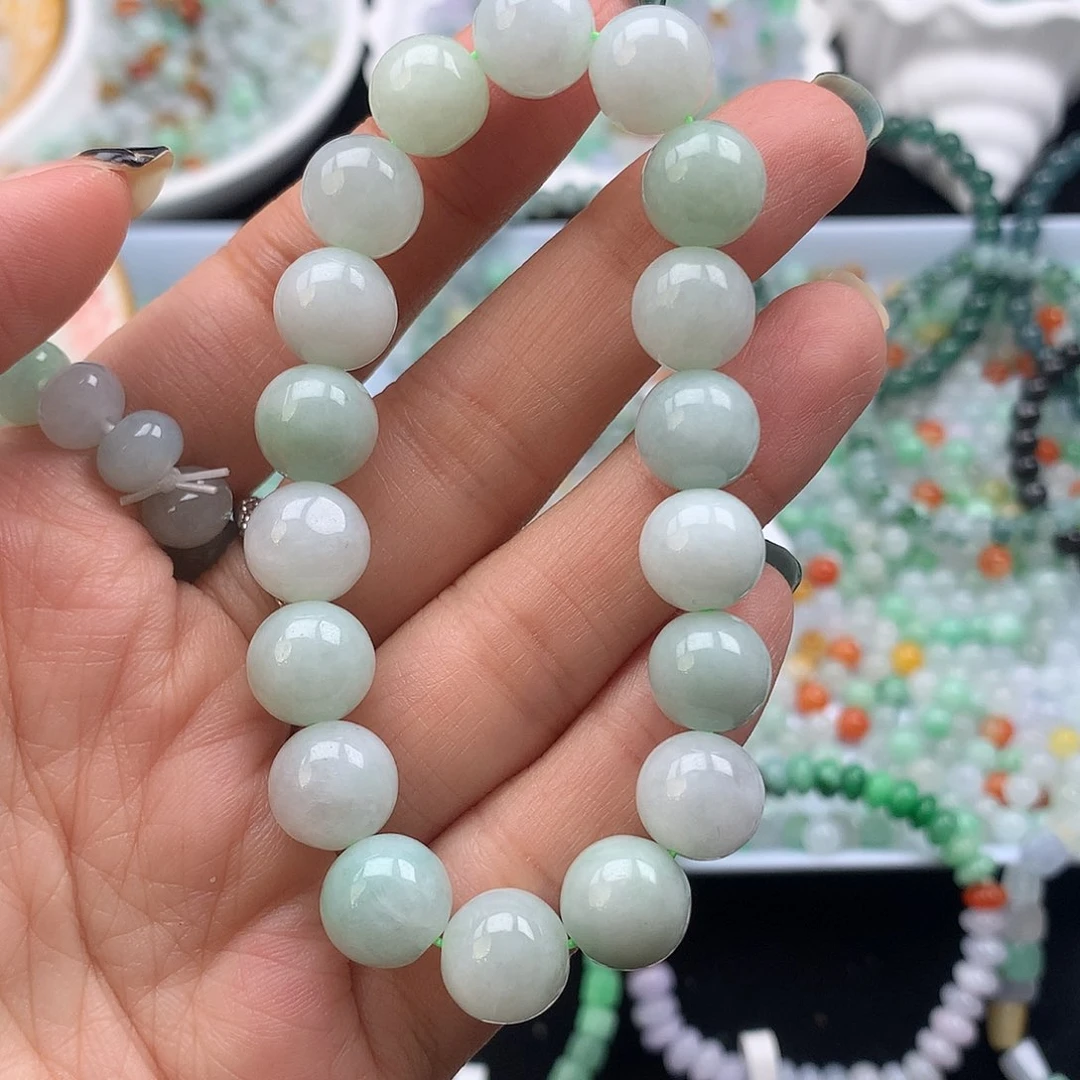 未镶嵌手串翡翠卡10