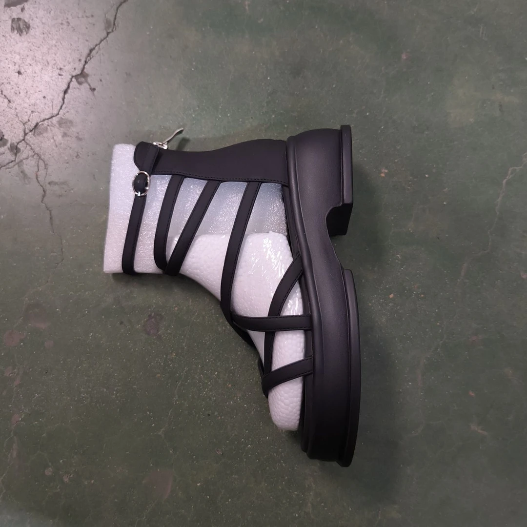 IEF/爱依服2025新款夏季女圆头厚底凉鞋6220-1875-