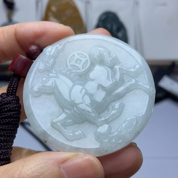 翡翠未镶嵌挂件翡翠