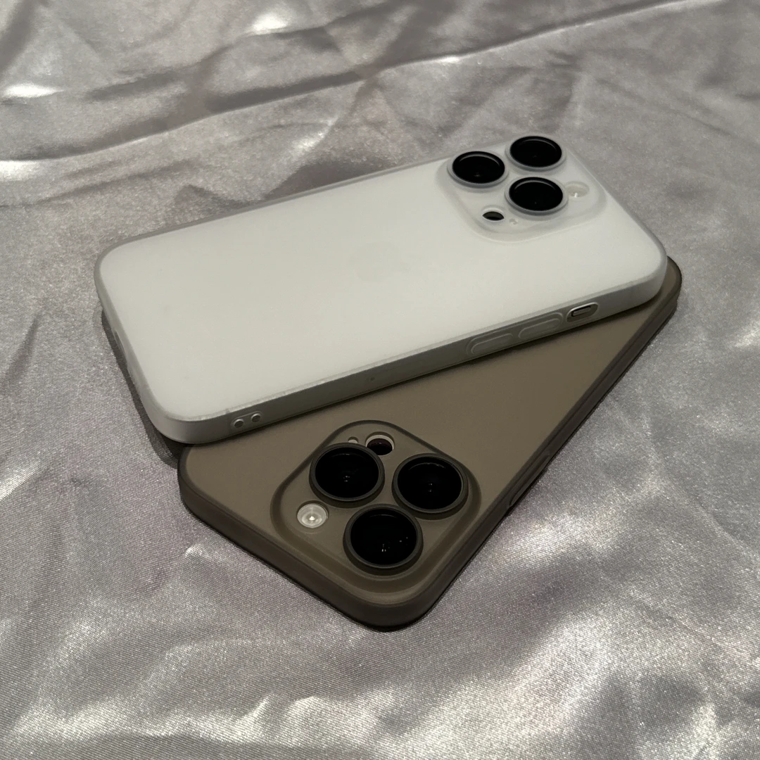 超薄磨砂全包镜头膜适用苹果16promax手机壳iPhone15黑白14高级13