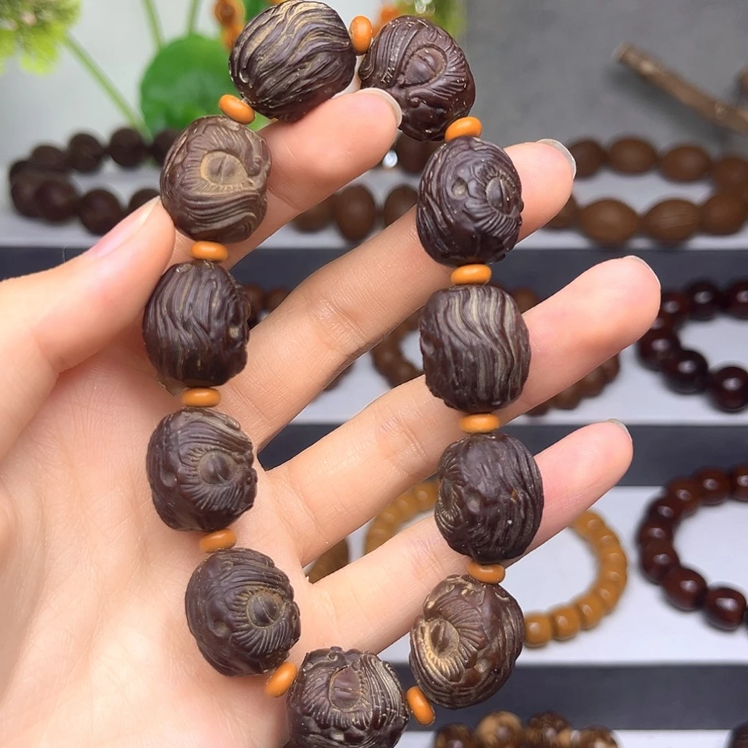 紫金鼠手串【福利款】雕刻醒狮16