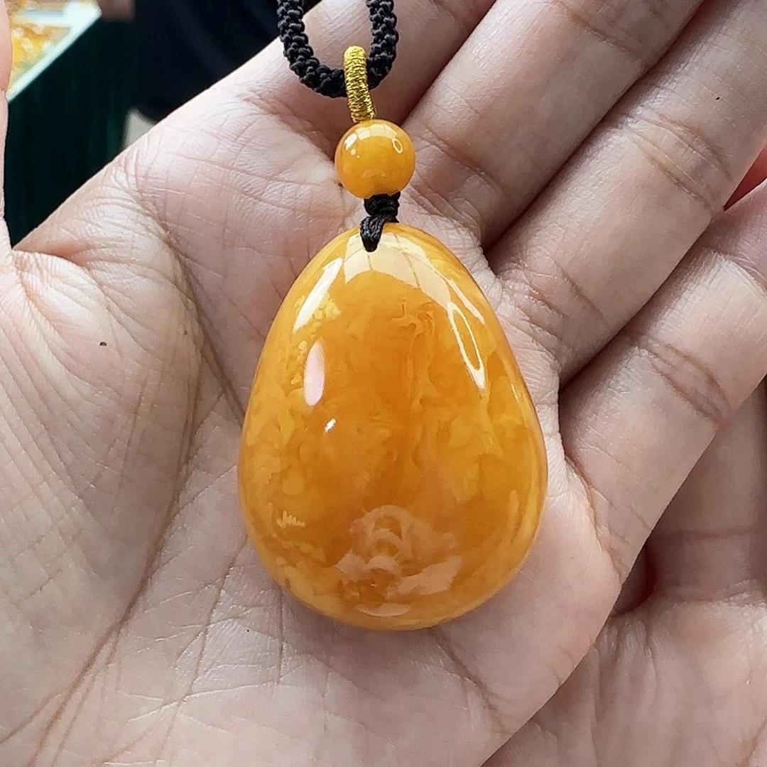 手链琥珀未镶嵌吊坠