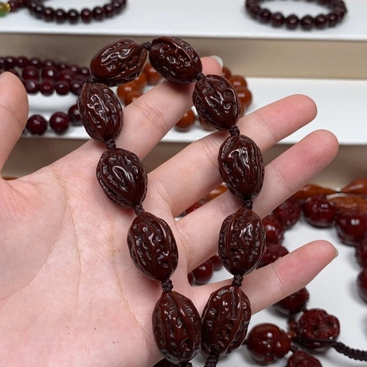 用***7文玩野生核桃玉华包浆