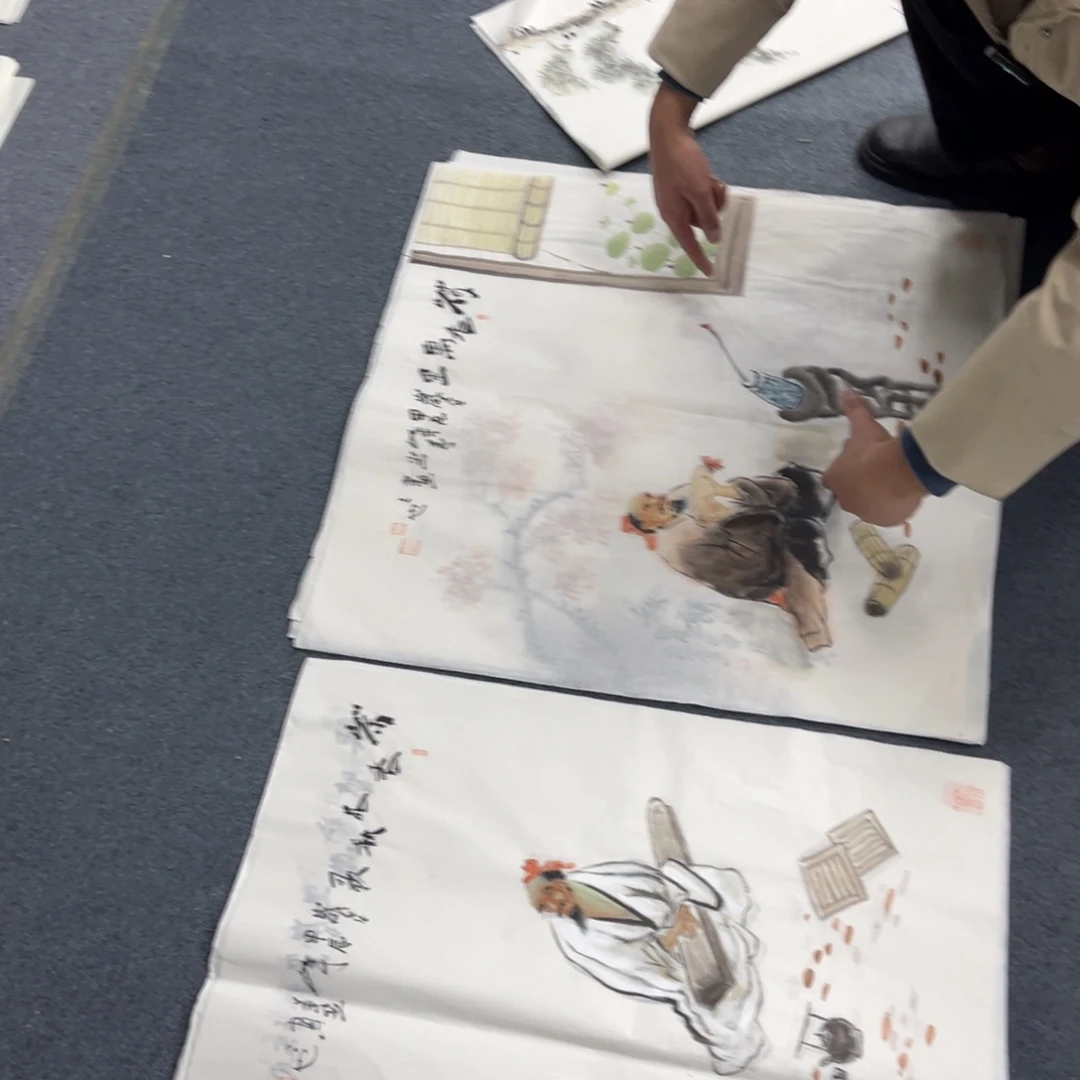 国画手绘画作品和绘画