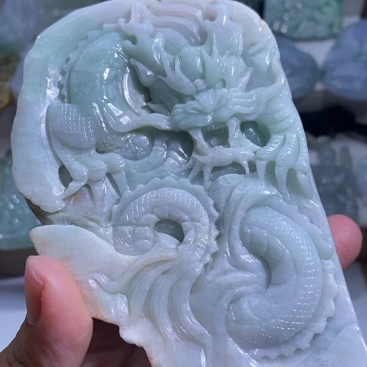 【闪购商品】颈饰未镶嵌翡翠龙牌