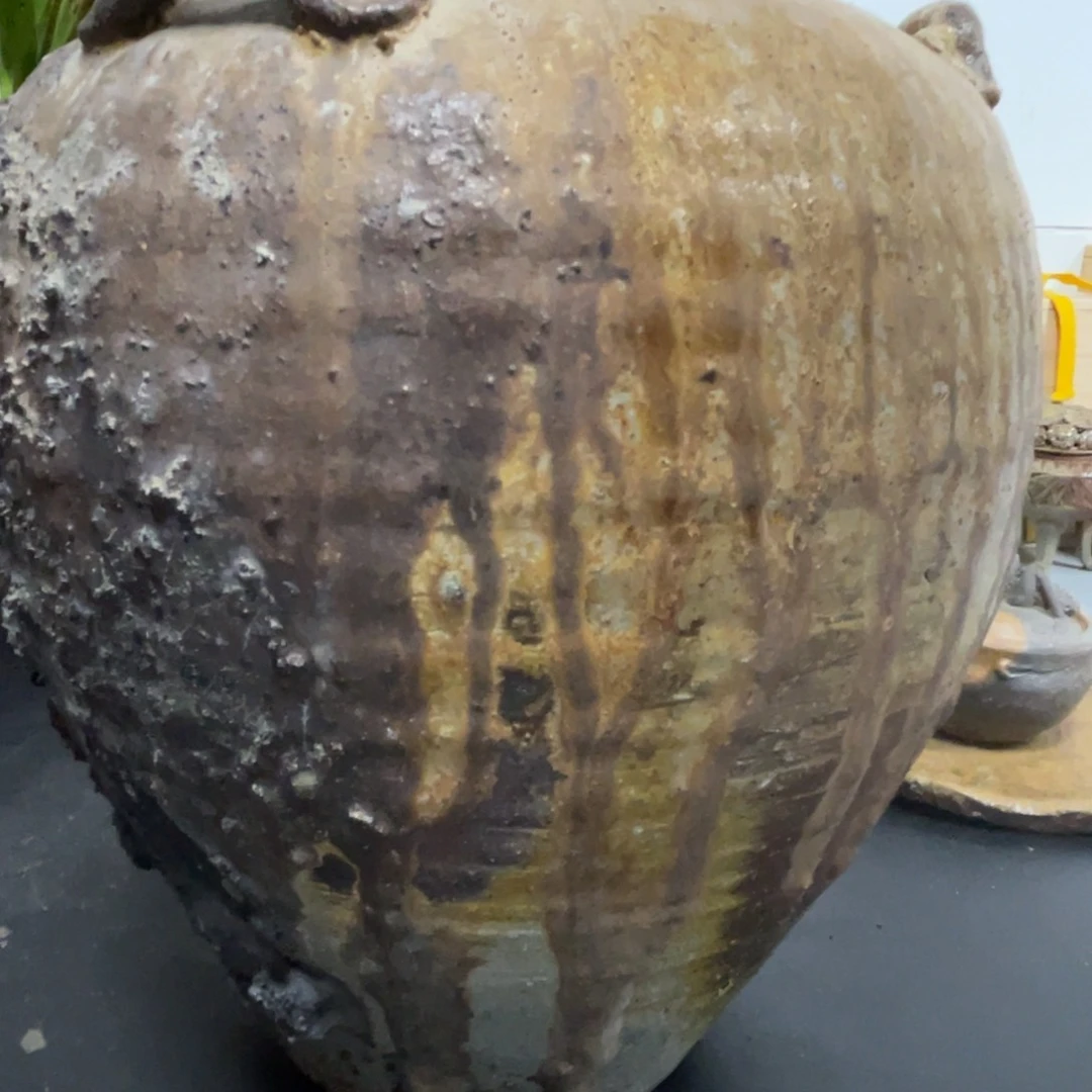 备前烧作品  超大花器衍*