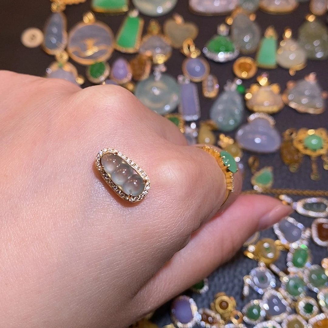 翡翠银S925镶嵌项链