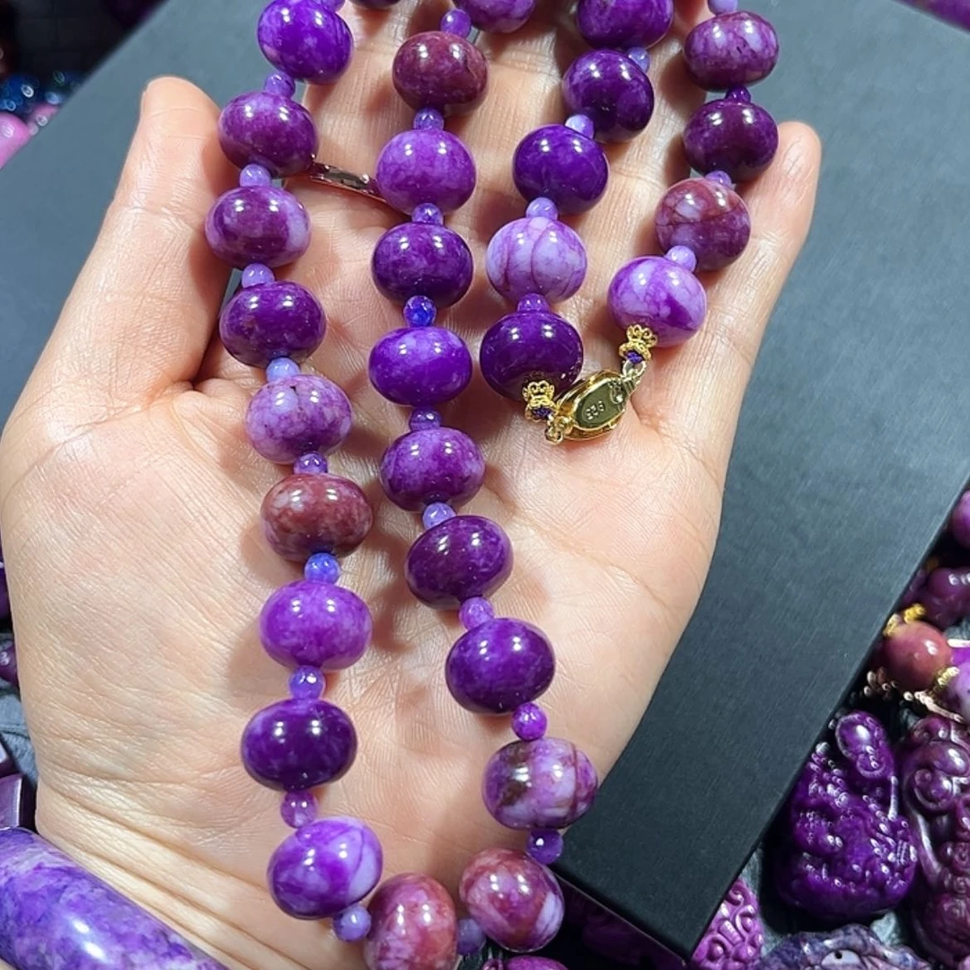 【闪购商品】琉璃颈饰舒具石老油料41