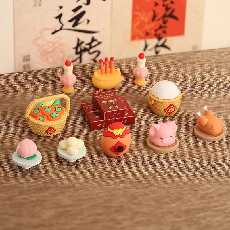 家居情绪稳定贡品小摆件神仙财神爷办公室工位桌面装饰品送礼礼物