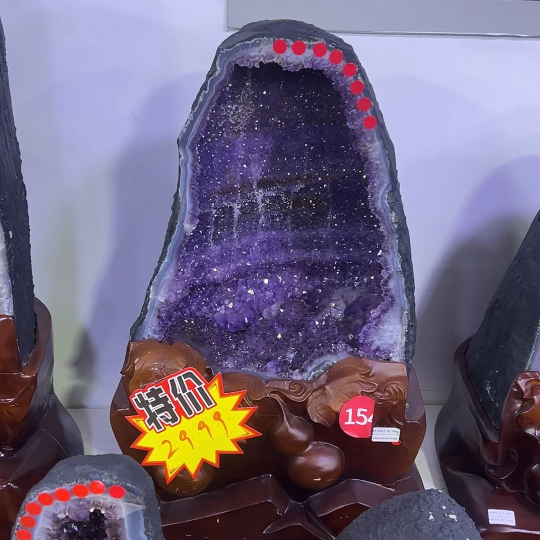 未镶嵌大型摆件（非配饰）紫晶