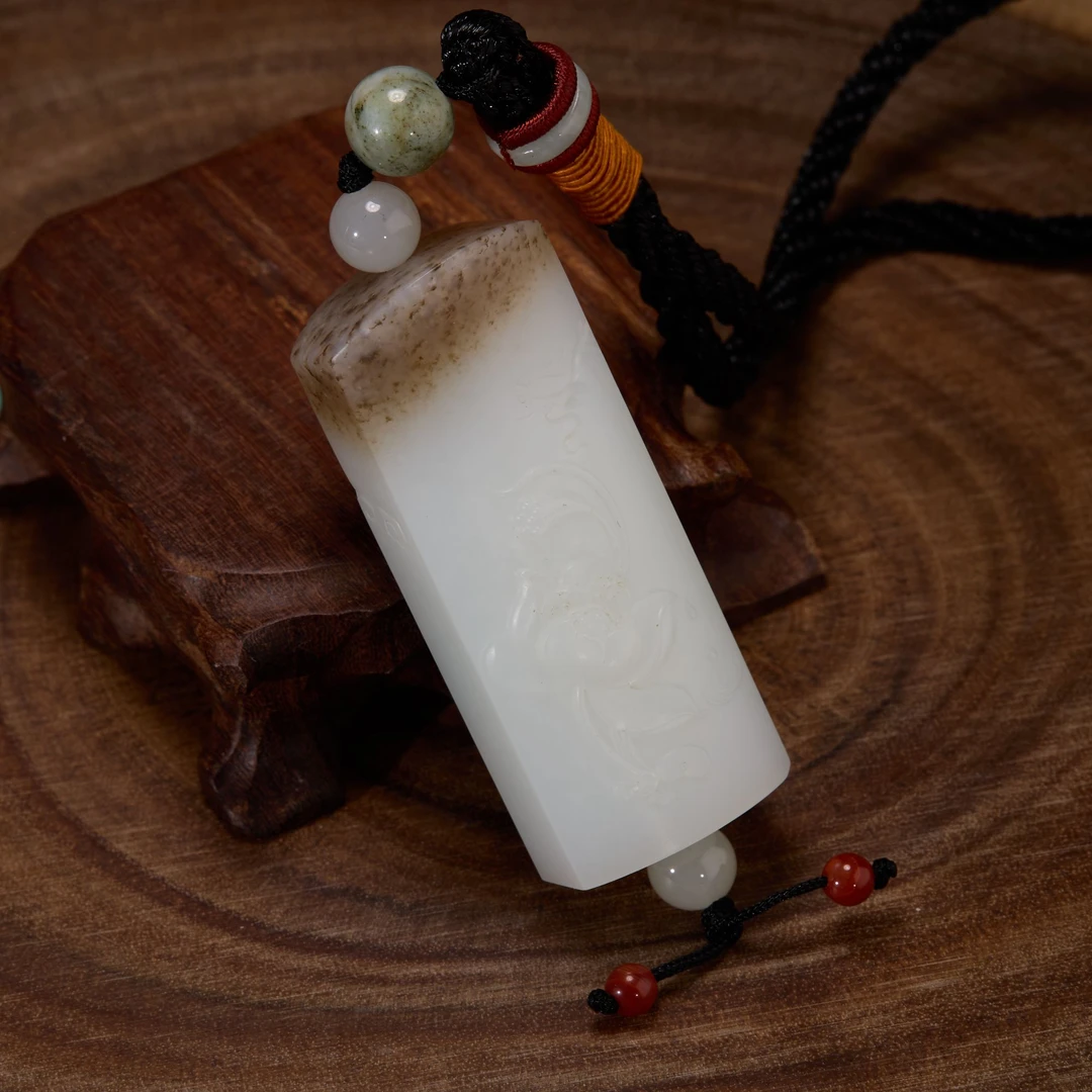 如苑珠宝未镶嵌和田玉手把件/59.4*24.24*19.92