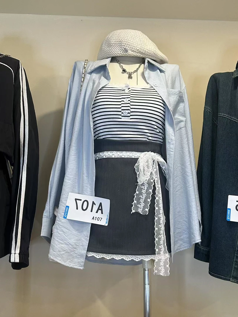 【一套拍链接】2015气质秋冬时尚高腰显瘦套装时尚设计感韩版百搭女