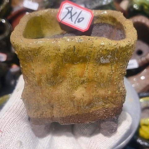 粗陶花盆手工花盆