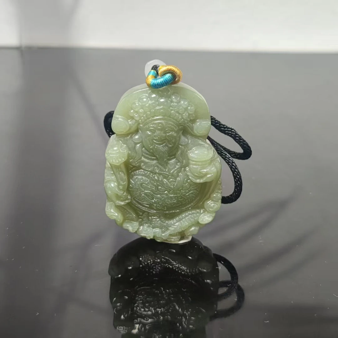 和田玉财神吊坠2800