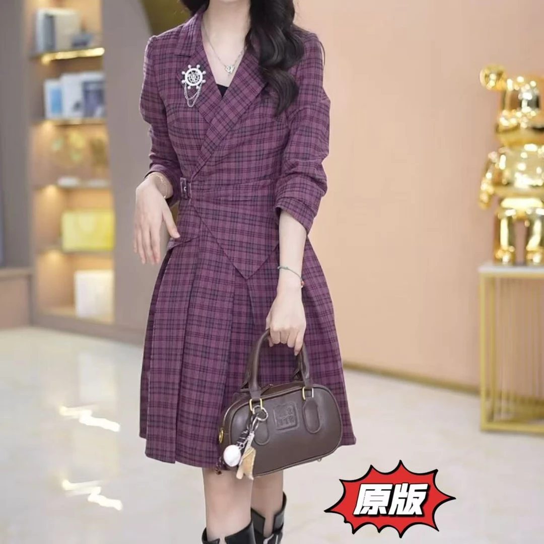 高档宝利格时尚女装外套2025秋季新款收腰显瘦洋气减龄休闲风衣