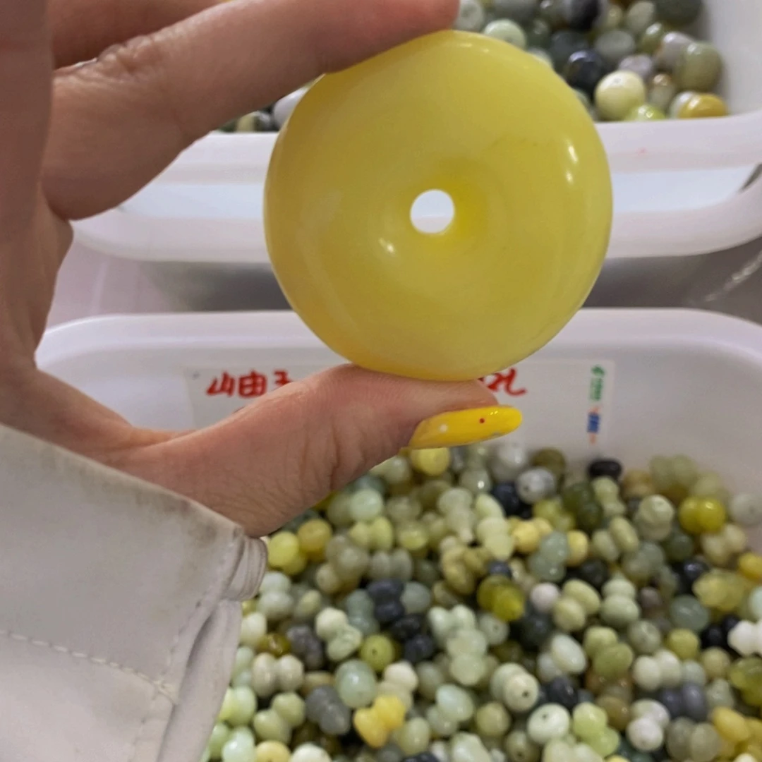 蛇纹石玉未镶嵌毛衣链384