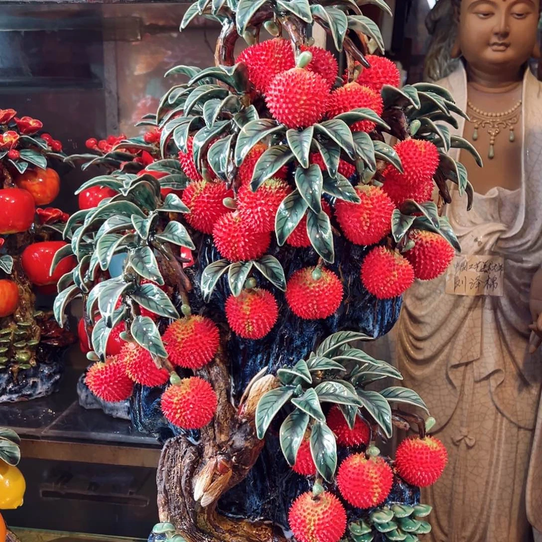 荔枝陶瓷艺术作品恋*么陶瓷艺术作品