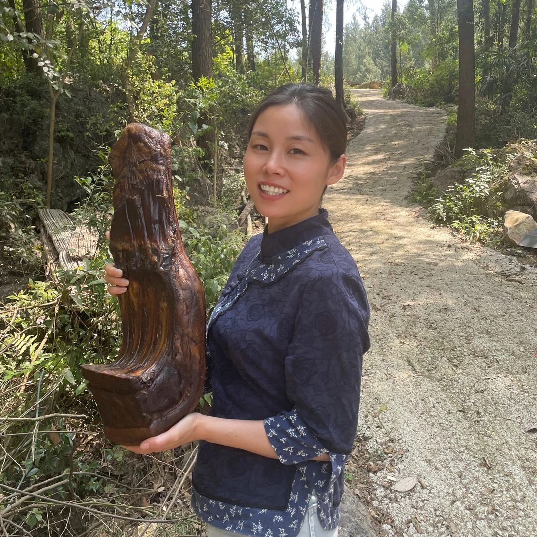 【现场称重】恩施农户散养土猪肉烟熏柴火腊肉