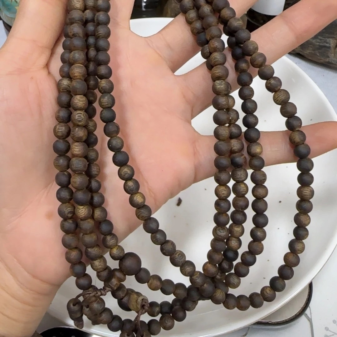琪***理沉香手串奇楠沉香沉水浮手串24.3
