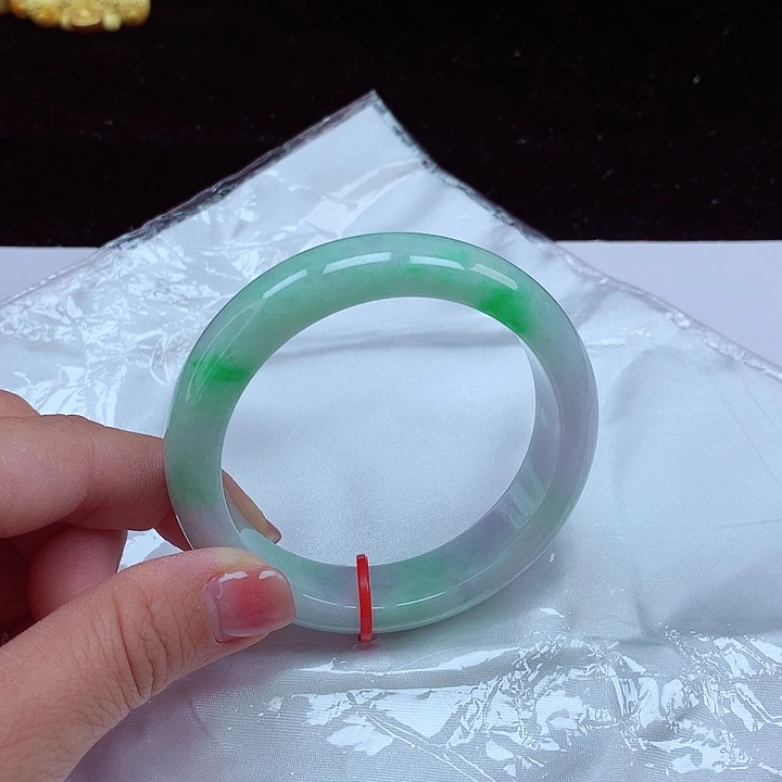 翡翠手镯未镶嵌美*圈口55