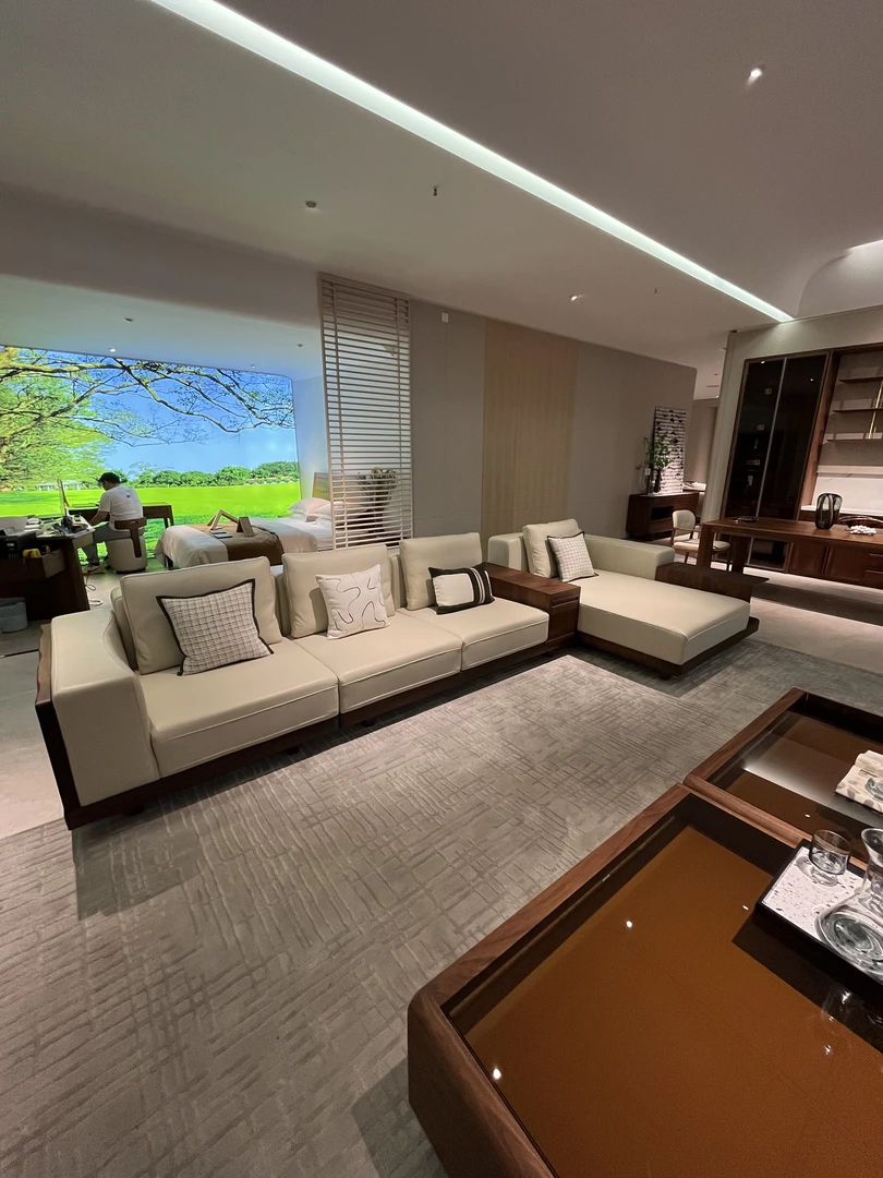 现代时尚流行北美黑胡桃康纳利沙发别墅大平层高端