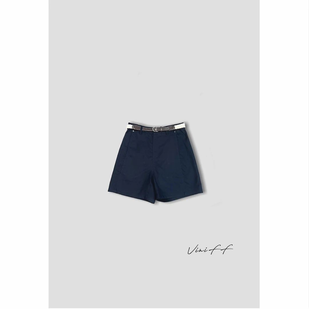 ViniFF薇妮｜夏季新款「爱尔兰」腰带时尚百搭短裤WA5XR004