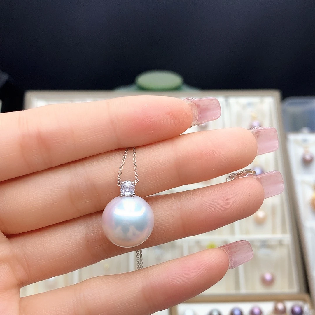 淡水珍珠颈饰合金