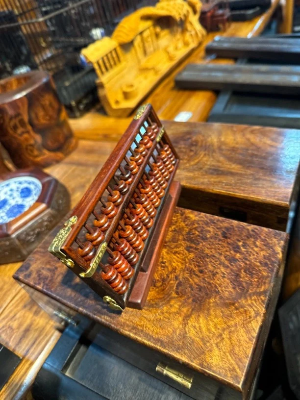 算盘两件套高端木艺链接