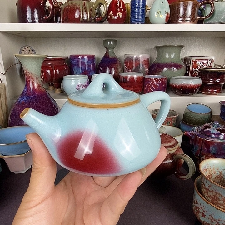 茶盏中国神后钧瓷茶具处理