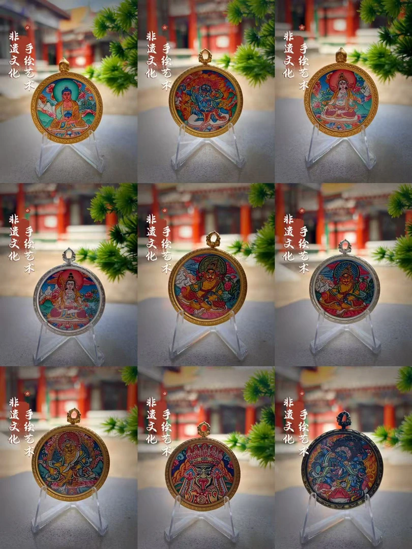 3.5圆卡合集热贡唐卡