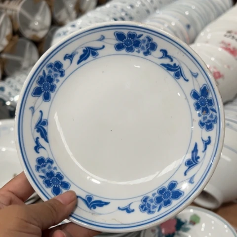 醴陵高温瓷群力14厘米微瑕