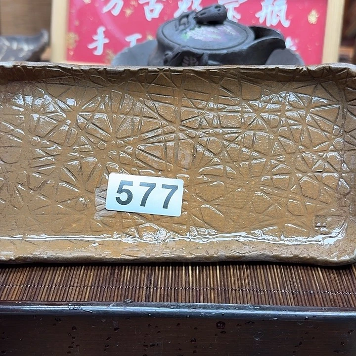 纯手工制作粗陶茶具