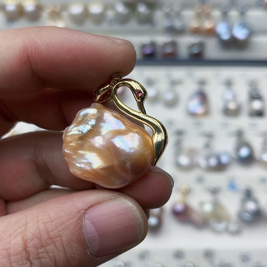 淡水珍珠吊坠(不含链)未镶嵌06