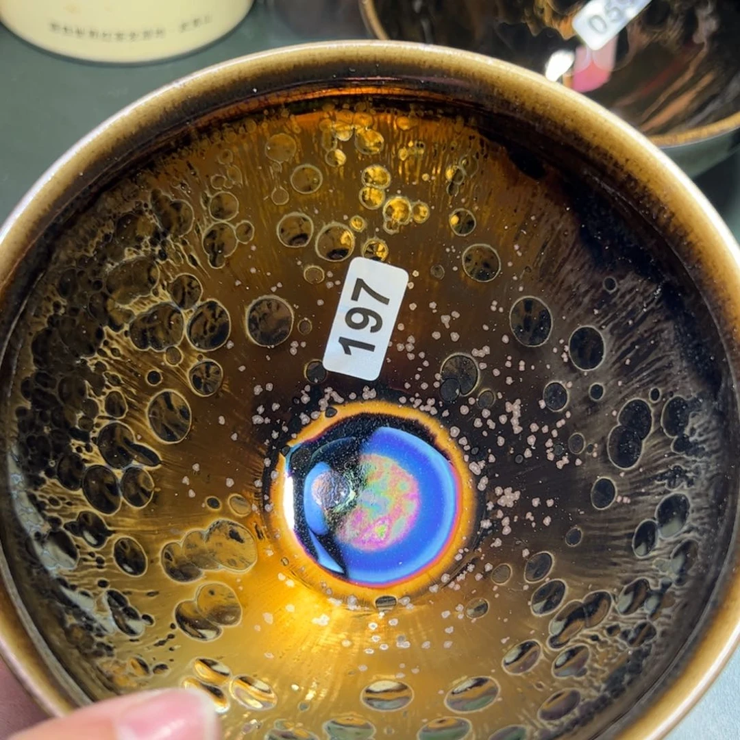 茶盏景****谢全手工原矿原釉建盏